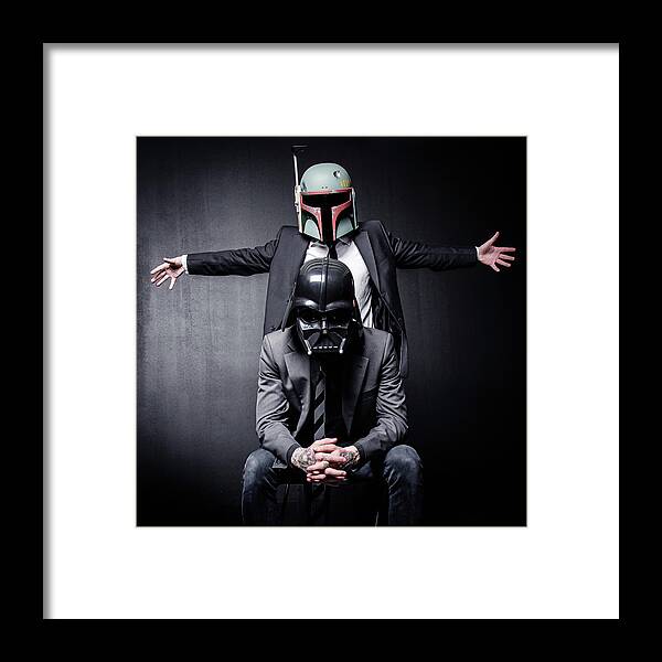 Star Wars Framed Print featuring the photograph Star Wars #7 by Marino Flovent