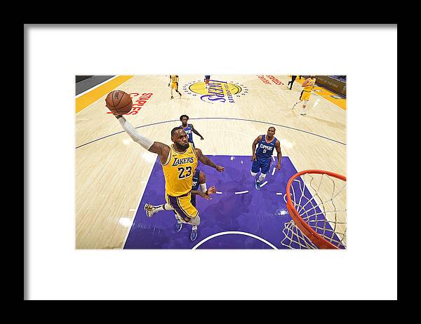 Lebron James Framed Print featuring the photograph Lebron James #70 by Andrew D. Bernstein