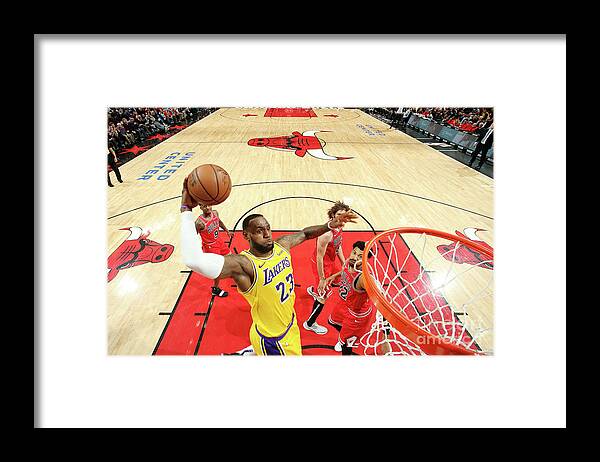 Lebron James Framed Print featuring the photograph Lebron James #70 by Nathaniel S. Butler