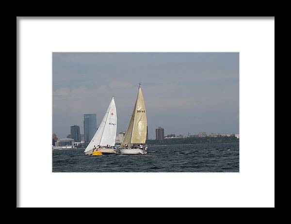  Framed Print featuring the photograph The race #77 by Jean Wolfrum