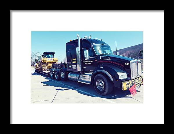 Trucking Framed Print featuring the photograph 789_0098 #7890098 by Sergei Dratchev