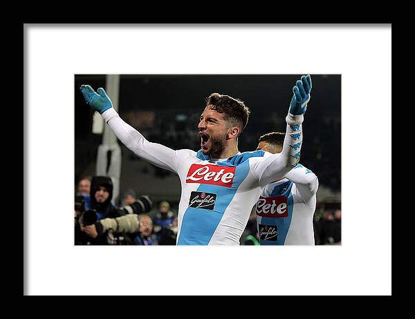 People Framed Print featuring the photograph ACF Fiorentina v SSC Napoli - Serie A #8 by Gabriele Maltinti
