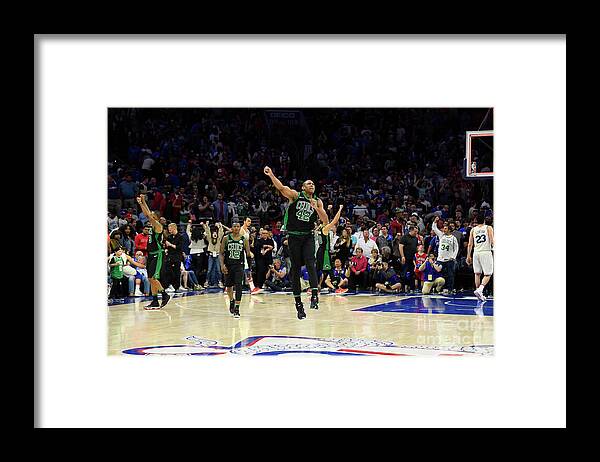 Playoffs Framed Print featuring the photograph Al Horford by Brian Babineau