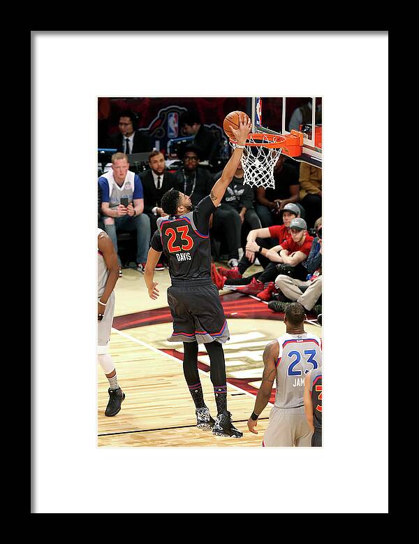 Event Framed Print featuring the photograph Anthony Davis by Layne Murdoch