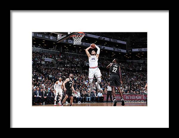 Playoffs Framed Print featuring the photograph Ben Simmons by Nathaniel S. Butler