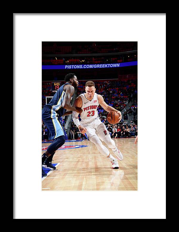 Nba Pro Basketball Framed Print featuring the photograph Blake Griffin by Chris Schwegler