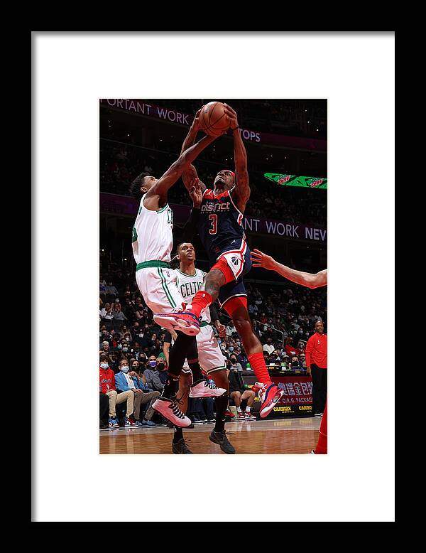 Bradley Beal Framed Print featuring the photograph Bradley Beal by Stephen Gosling