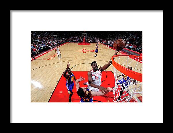 Nba Pro Basketball Framed Print featuring the photograph Clint Capela by Bill Baptist