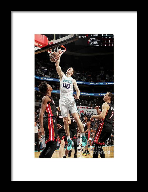 Nba Pro Basketball Framed Print featuring the photograph Cody Zeller by Kent Smith