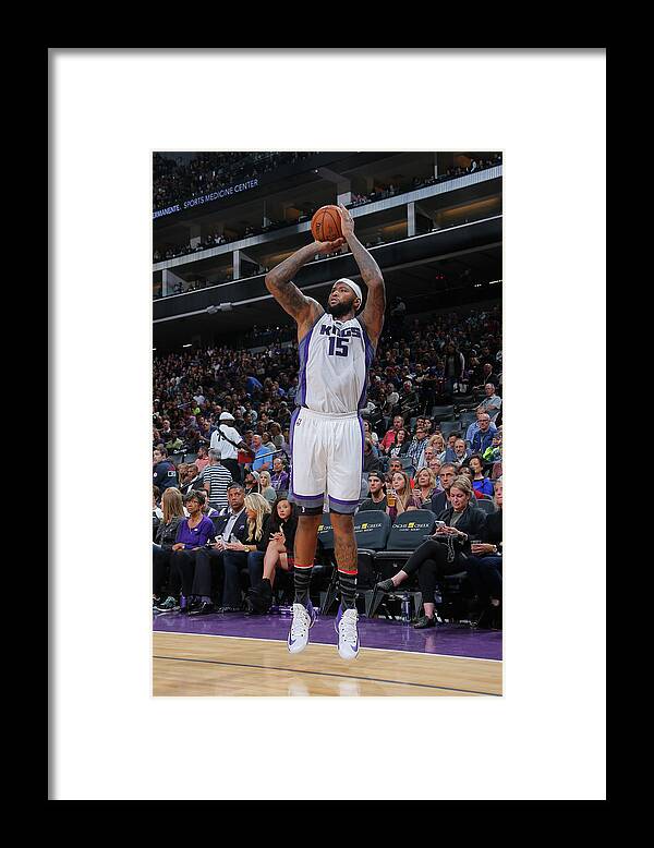 Nba Pro Basketball Framed Print featuring the photograph Demarcus Cousins by Rocky Widner