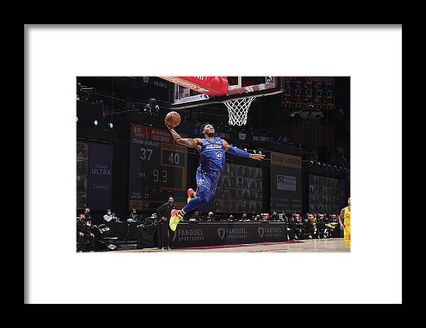 Donovan Mitchell Framed Print featuring the photograph Donovan Mitchell by Nathaniel S. Butler