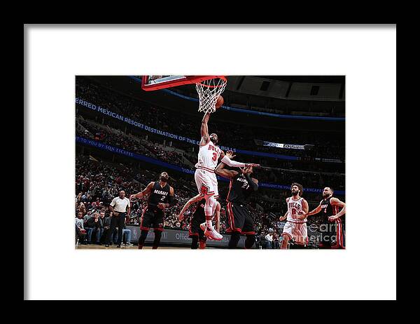 Nba Pro Basketball Framed Print featuring the photograph Dwyane Wade by Nathaniel S. Butler