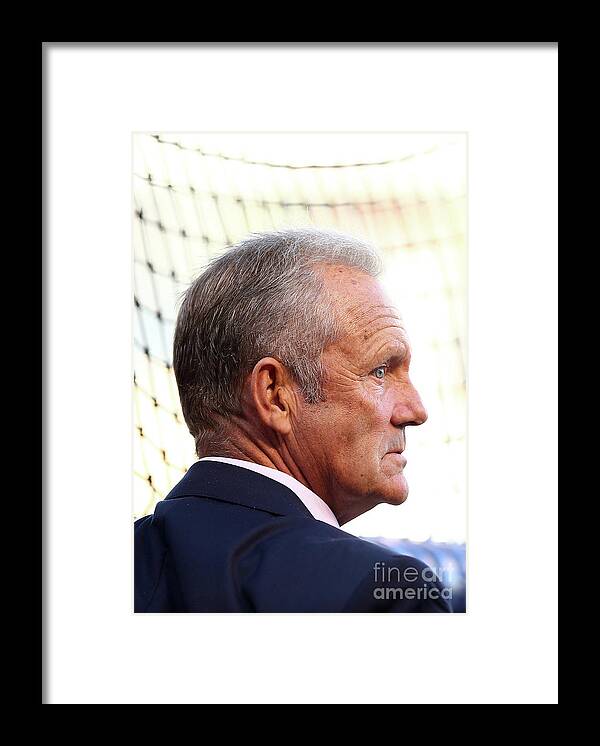 People Framed Print featuring the photograph George Brett by Elsa