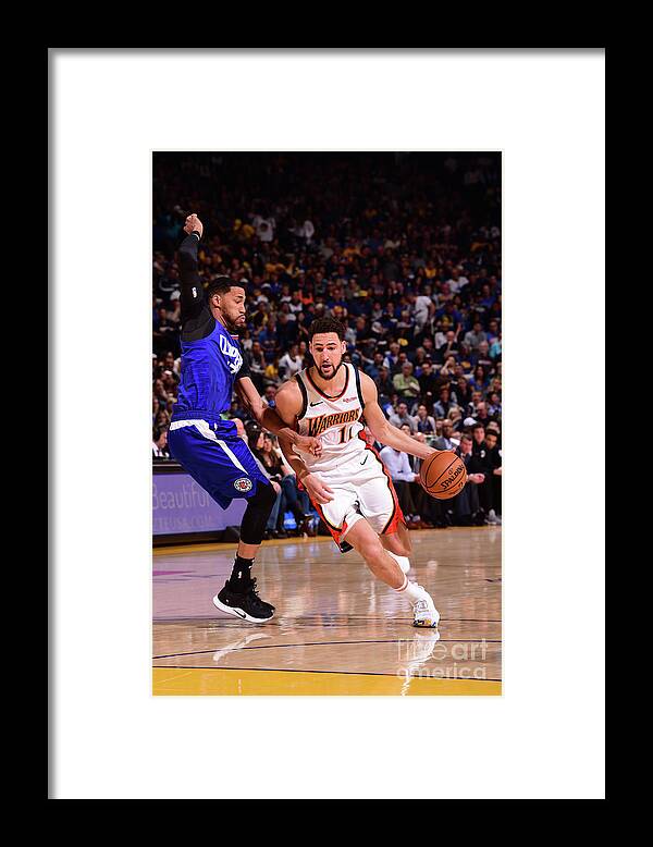 Klay Thompson Framed Print featuring the photograph Klay Thompson by Noah Graham