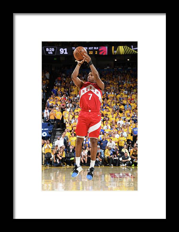 Playoffs Framed Print featuring the photograph Kyle Lowry by Andrew D. Bernstein