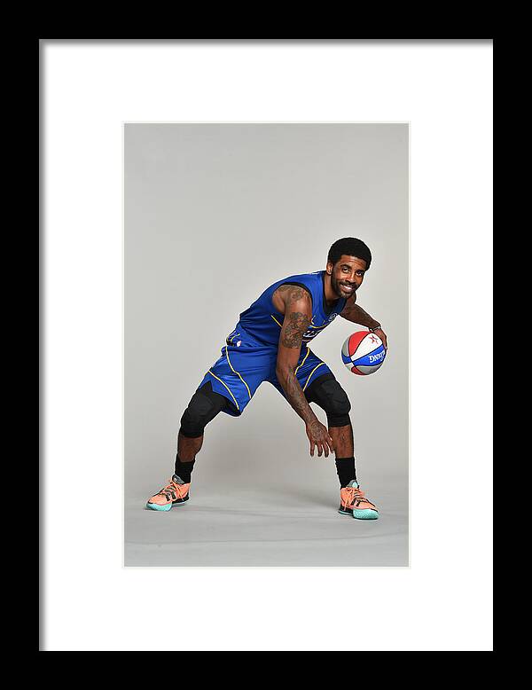 Atlanta Framed Print featuring the photograph Kyrie Irving by Jesse D. Garrabrant