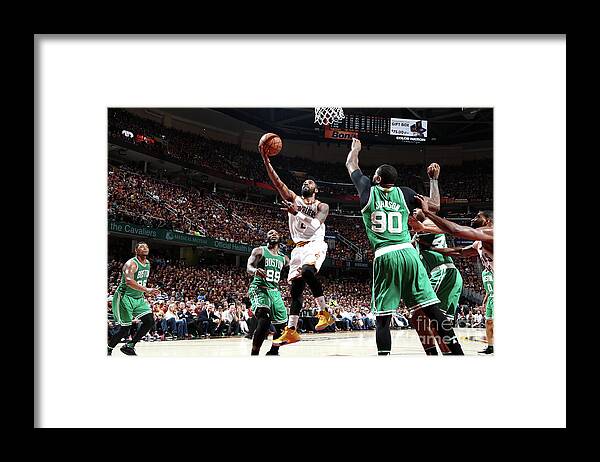 Kyrie Irving Framed Print featuring the photograph Kyrie Irving by Nathaniel S. Butler