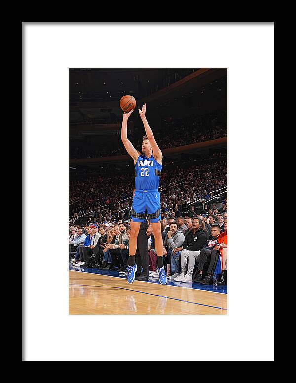 Nba Pro Basketball Framed Print featuring the photograph Orlando Magic v New York Knicks by Jesse D. Garrabrant