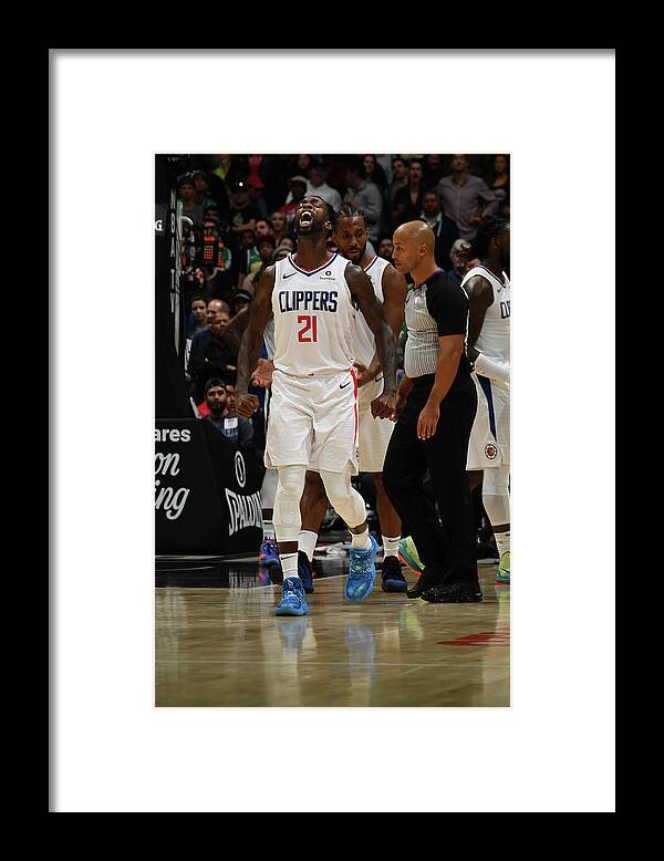 Patrick Beverley Framed Print featuring the photograph Patrick Beverley by Andrew D. Bernstein