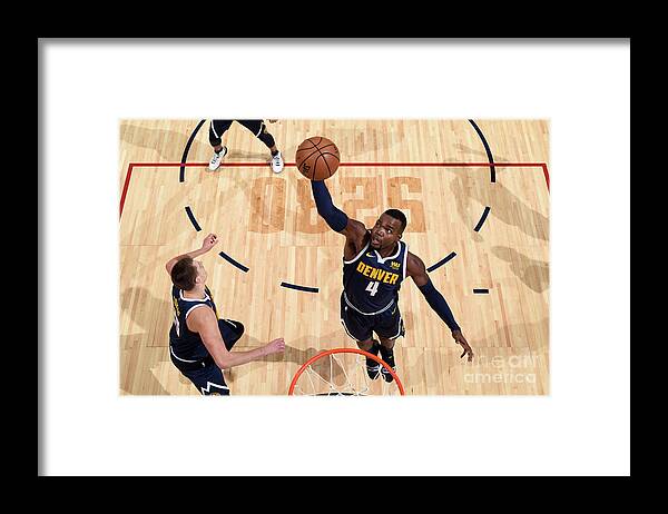 Nba Pro Basketball Framed Print featuring the photograph Paul Millsap by Garrett Ellwood