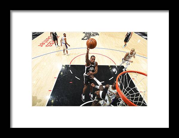 Nba Pro Basketball Framed Print featuring the photograph Rajon Rondo by Andrew D. Bernstein