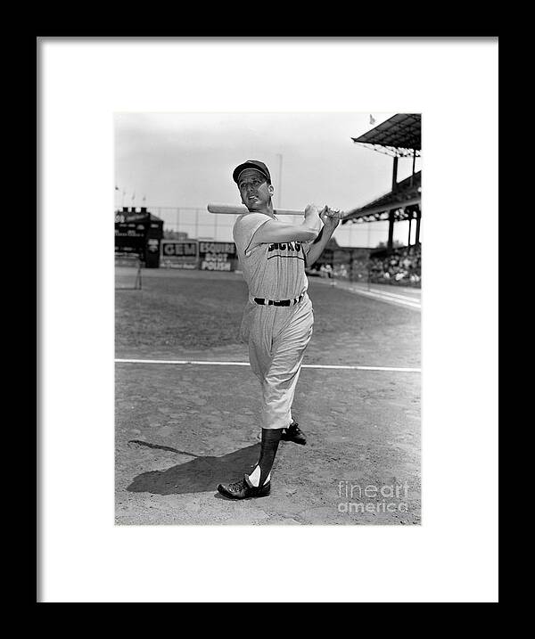 People Framed Print featuring the photograph Ralph Kiner by Kidwiler Collection