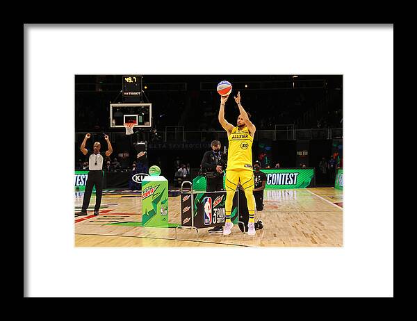 Stephen Curry Framed Print featuring the photograph Stephen Curry #8 by Joe Murphy