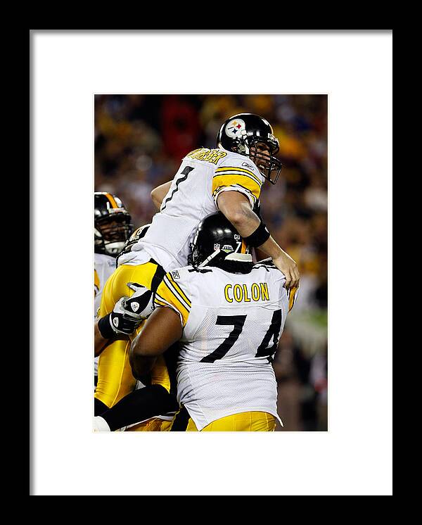 Arizona Cardinals Framed Print featuring the photograph Super Bowl XLIII #8 by Jamie Squire