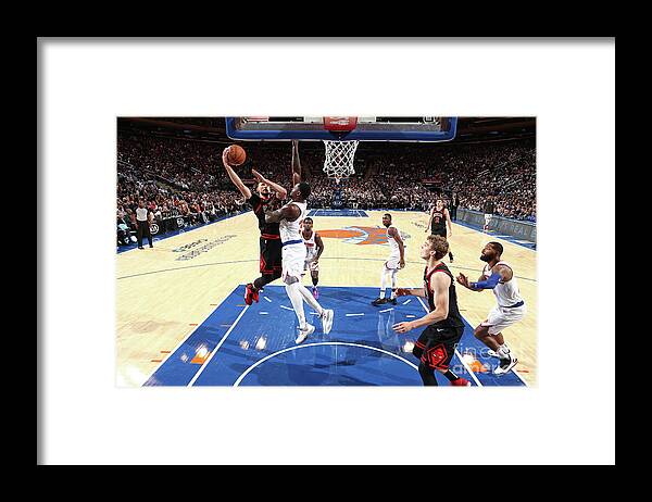 Chicago Bulls Framed Print featuring the photograph Zach Lavine by Nathaniel S. Butler