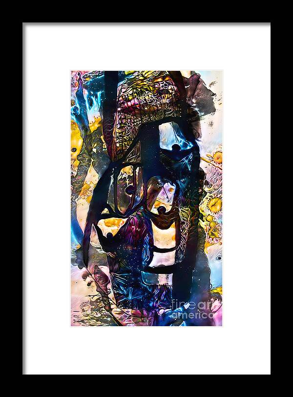 Contemporary Art Framed Print featuring the digital art 83 by Jeremiah Ray