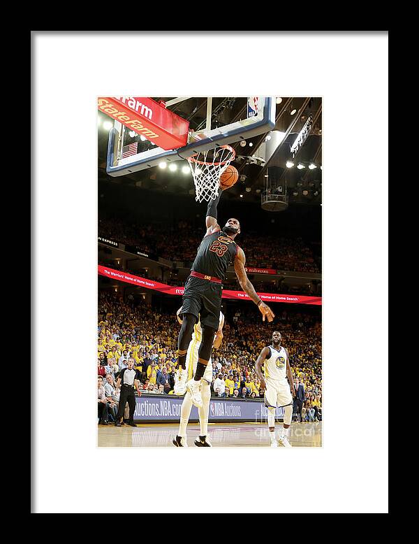 Playoffs Framed Print featuring the photograph Lebron James by Nathaniel S. Butler