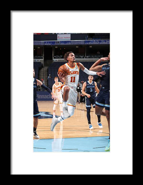 Nba Pro Basketball Framed Print featuring the photograph Atlanta Hawks v Memphis Grizzlies by Joe Murphy