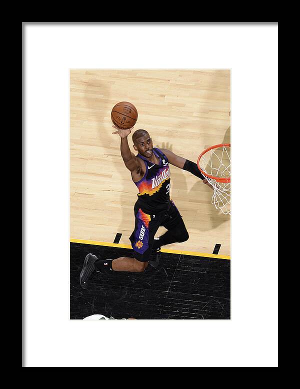Playoffs Framed Print featuring the photograph Chris Paul by Barry Gossage