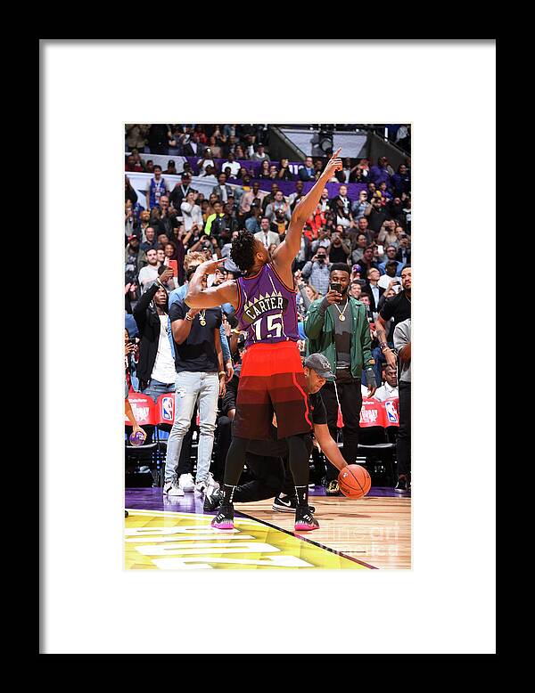 Donovan Mitchell Framed Print featuring the photograph Donovan Mitchell by Andrew D. Bernstein