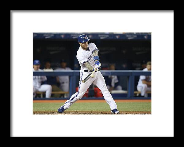 American League Baseball Framed Print featuring the photograph Jay Rogers by Tom Szczerbowski