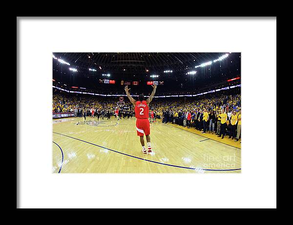 Playoffs Framed Print featuring the photograph Kawhi Leonard by Jesse D. Garrabrant