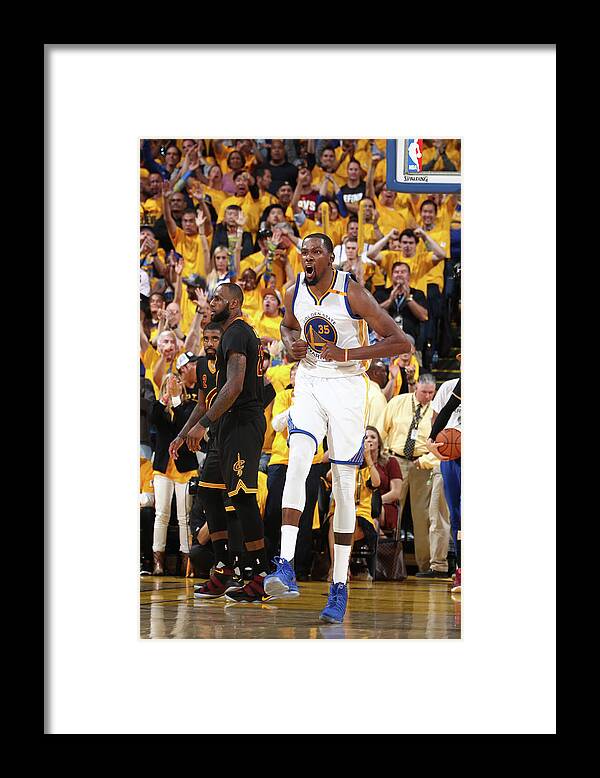 Kevin Durant Framed Print featuring the photograph Kevin Durant #9 by Nathaniel S. Butler