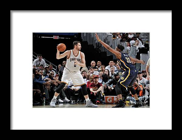 Playoffs Framed Print featuring the photograph Kevin Love by David Liam Kyle