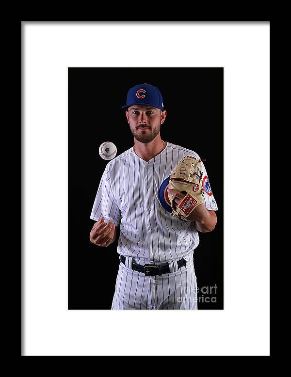 Media Day Framed Print featuring the photograph Kris Bryant by Gregory Shamus