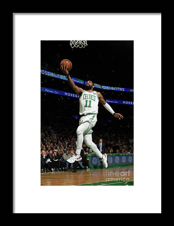 Kyrie Irving Framed Print featuring the photograph Kyrie Irving #9 by Brian Babineau
