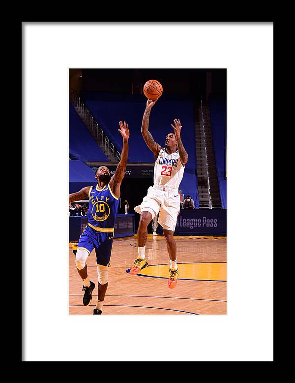 Lou Williams Framed Print featuring the photograph LA Clippers v Golden State Warriors #9 by Noah Graham