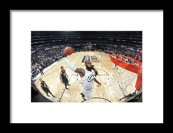 Lebron James Framed Print featuring the photograph Lebron James #9 by Andrew D. Bernstein