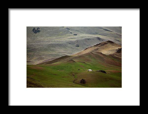 Herders Lifestyle Framed Print featuring the photograph Life of Countryside #9 by Bat-Erdene Baasansuren
