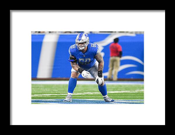 Green Bay Framed Print featuring the photograph NFL: DEC 31 Packers at Lions #9 by Icon Sportswire