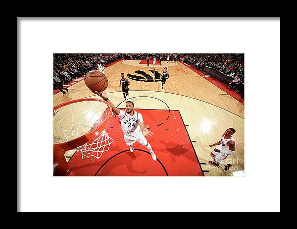 Norman Powell Framed Print featuring the photograph Norman Powell #9 by Ron Turenne