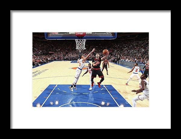 Zach Lavine Framed Print featuring the photograph Zach Lavine #9 by Nathaniel S. Butler