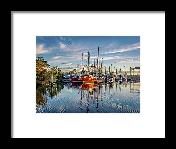 Bayou Framed Print featuring the photograph A beautiful bayou morning, 12/23/20 by Brad Boland