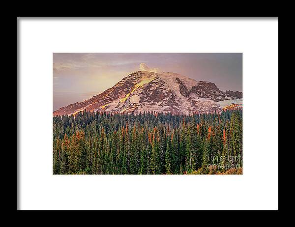 Sunset Framed Print featuring the photograph A Beautiful Sunset by Dheeraj Mutha