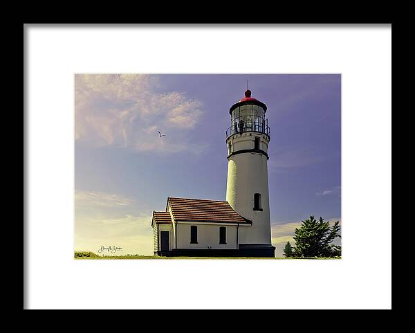 Cape Blanco Lighthouse Framed Print featuring the photograph A Breezy Morning At Cape Blanco Lighthouse by Diane Schuster