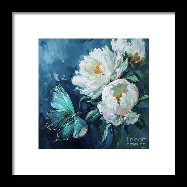 Butterfly Framed Print featuring the painting A Butterfly Daydream by Tina LeCour